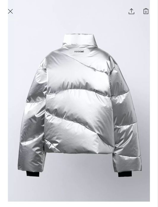 Сребристо ски яке Zara