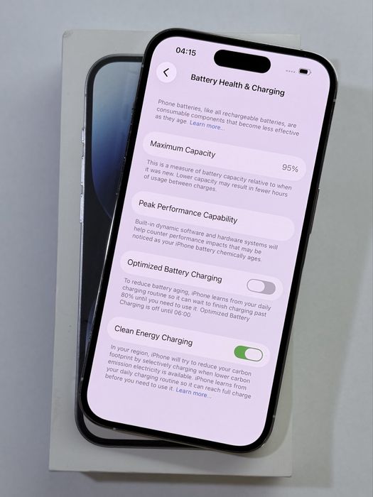 iPhone 14 Pro бял 95% battery