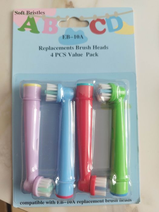 Резервни накрайници за ел. четка OrаL B, комплект 4 броя