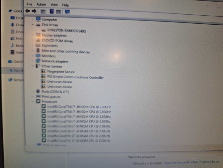 Laptop Dell Latitude E5530 i7 quad core ssd 240 gb ram 8 gb