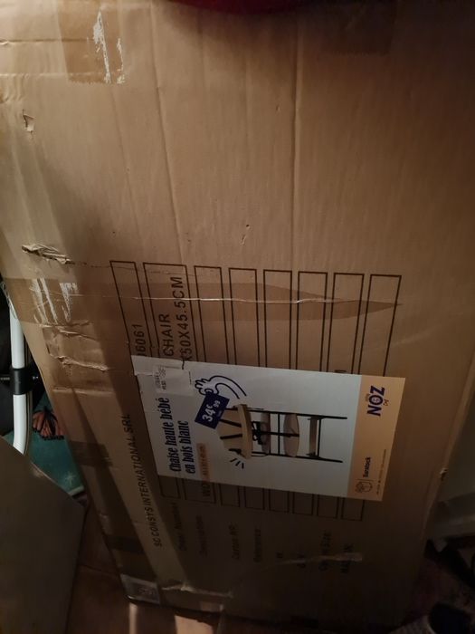 Scaun masa bebelus lemn