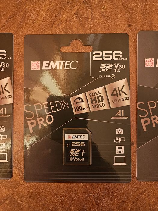 Carduri SD EMTEC 256 GB NOI---150ron