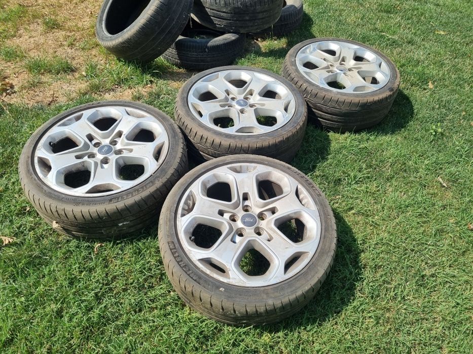 Set 4 jante originale Ford R18 + anvelope – 5x108 – Mondeo ST220
