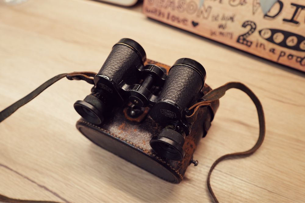 Binoclu Carl Zeiss Turol 4x20 vintage 1913 stare perfecta toc original