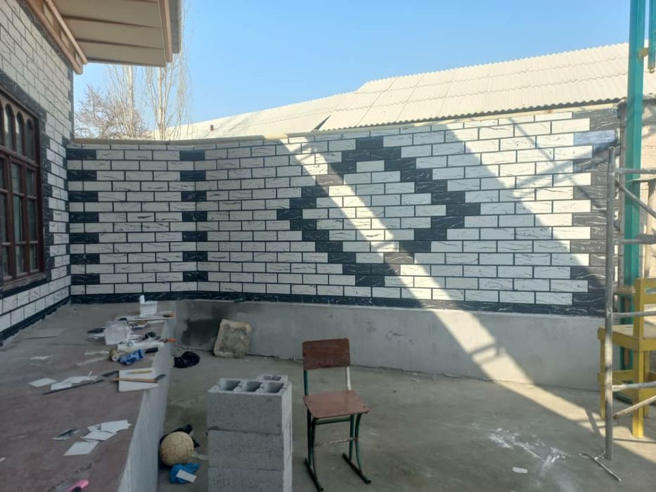 Гибкий камень Фасадные мраморные обои.  Усиленный . Оригинал Андижонда