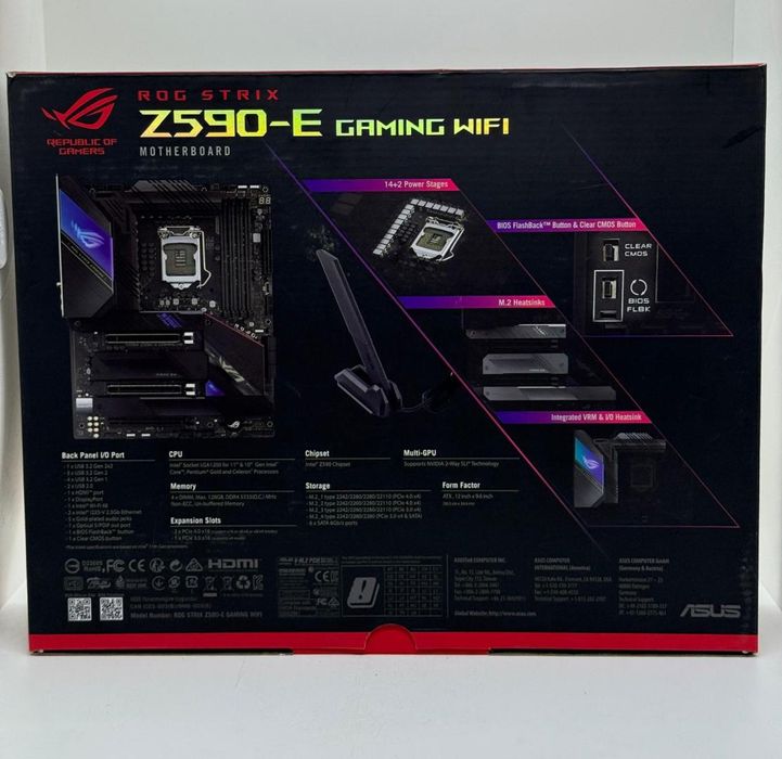 Placa de baza ASUS ROG STRIX Z590-E GAMING WIFI, Socket 1200 -A-