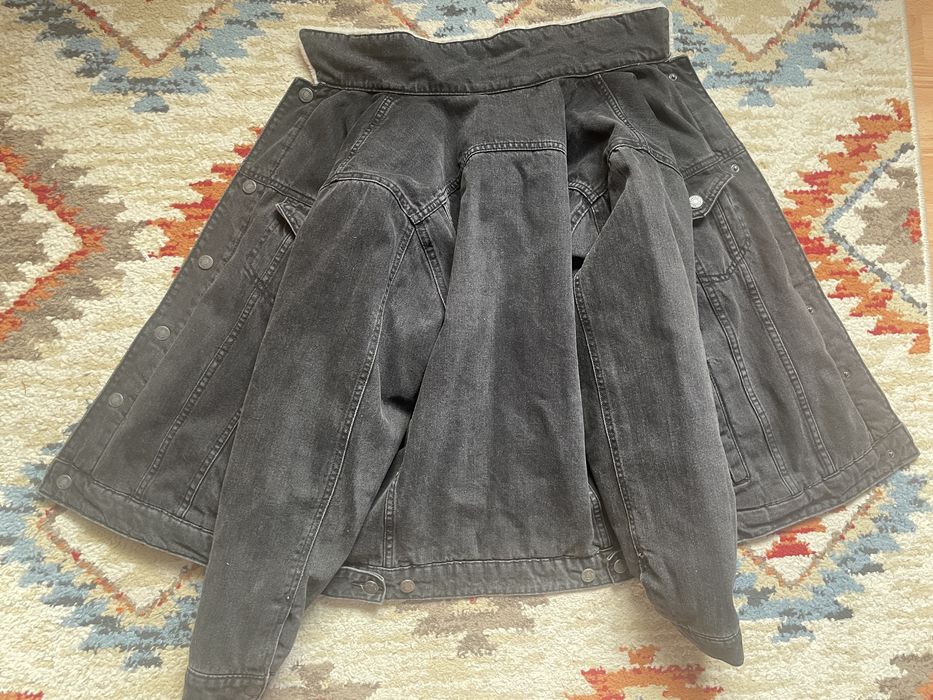 Jachetă din Blugi Pull&Bear cu Blană (Sherpa)