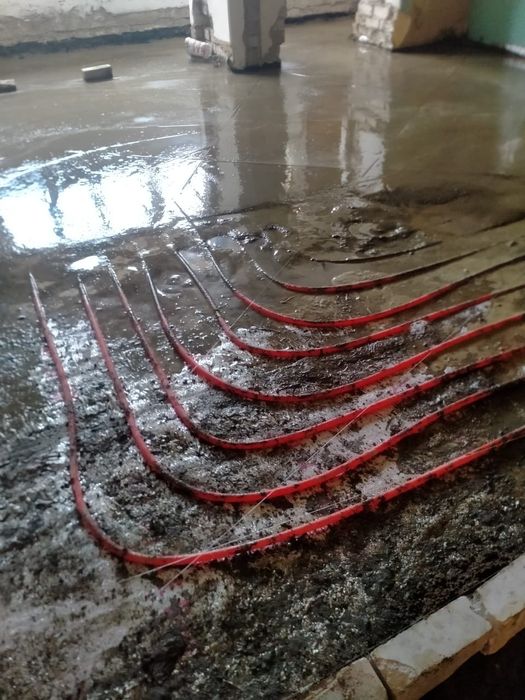 Стяжка, фундамент