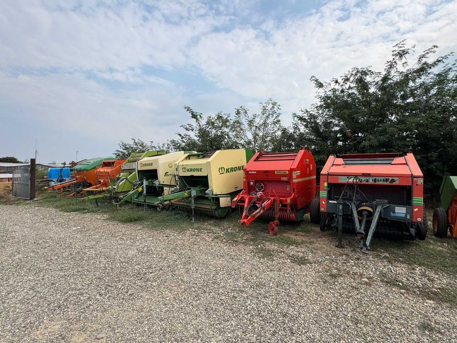 Presa de balotat Gallignani - Claas - Krone - Carraro - Morra, balotiera baloti rotunzi/cilindrici, recent aduse