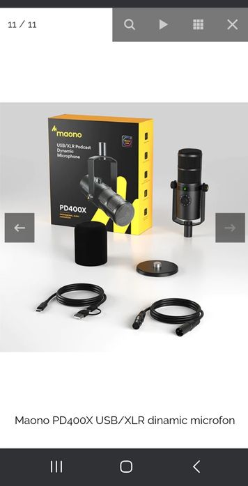 Maono PD400X USB/XLR dinamic microfon