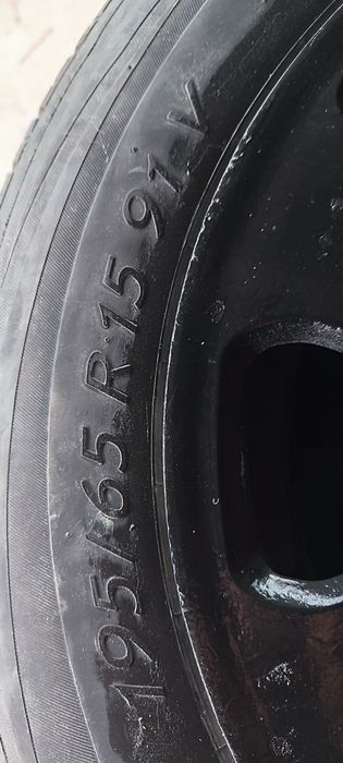 Jante aliaj 15 cu cauciucuri