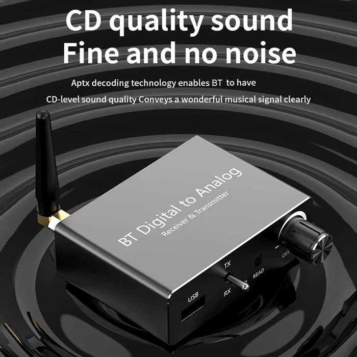 Блутут DAC 5.3 с функция приемане и предаване RX/TX + дистанционно