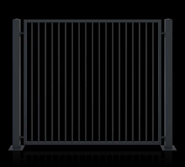 Колове за огради и огради, Метални пана