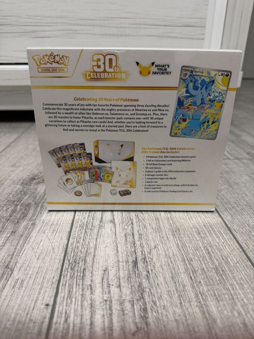 Pokémon TCG 30th Celebration Elite Trainer Box ETB – Sigilat