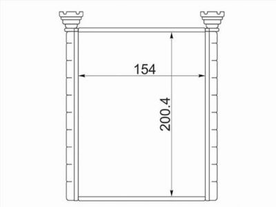 Радиатор отопителя салона  Toyota Camry