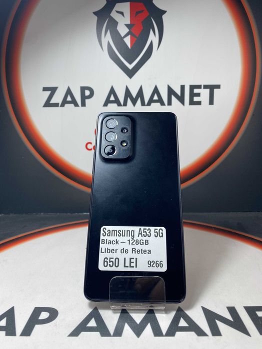 Zap Amanet Vitan - Samsung A53 5G - Black - 128GB