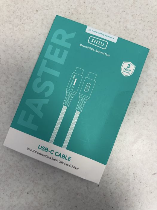 Cablu Tip C INIU 240W / Nou Sigilat !