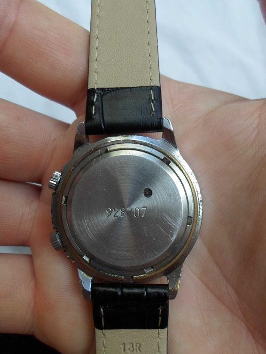 Мъжки съветски POLJOT с механична аларма