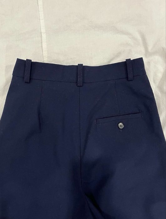 Темно синие брюки-zara