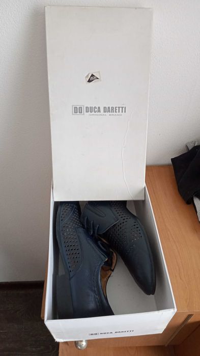 Кожаные туфли для лета