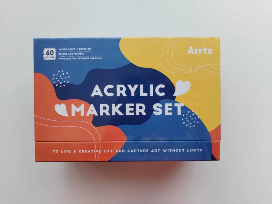 Маркери Acrylic Marker Set 60 цвята