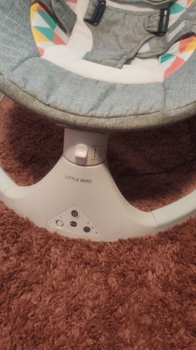 Vand leagan electric pentru bebelusi EvoSmart BB06, multifunctional ,