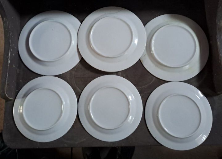Set 6 farfurii portelan pentru bucatarie