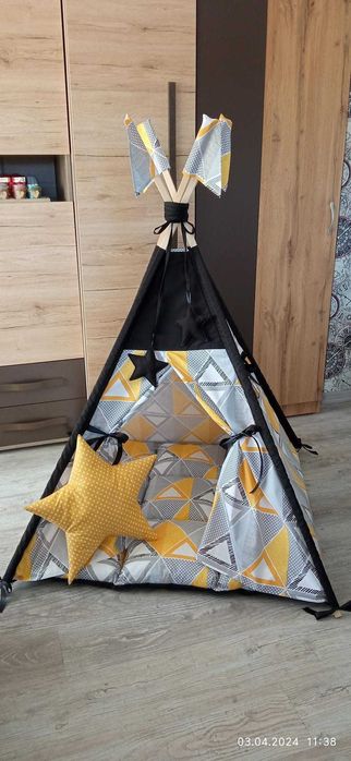 Детска индианска палатка "типи"-НАЛИЧНА!!!