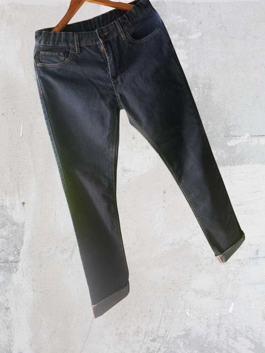 Pantaloni blugi dama, croi drept, marime M, bleumarin