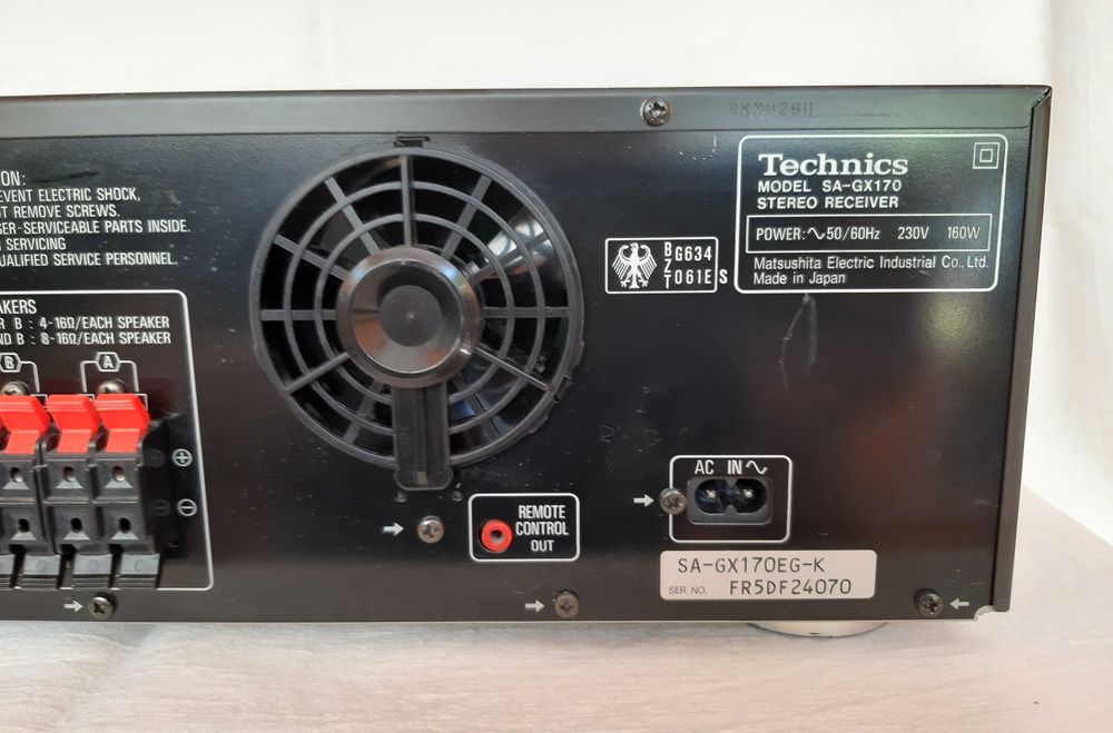Technics SA-GX170 стерео ресийвър, Technics SA-GX170 stereo receiver