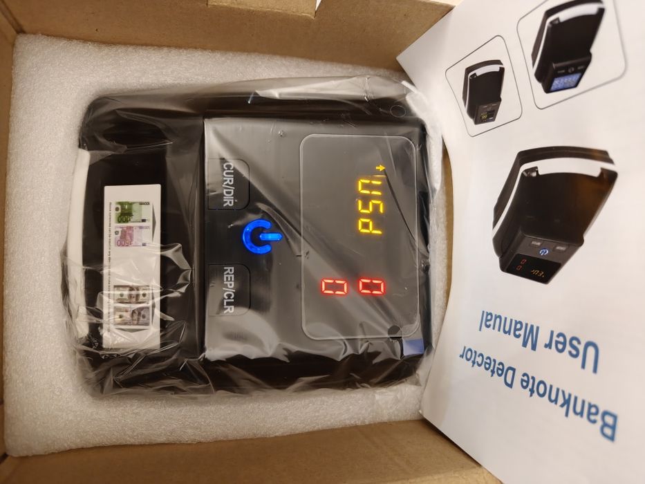 Детектор за фалшиви EURO ЕВРО и USD ДОЛАР банкноти