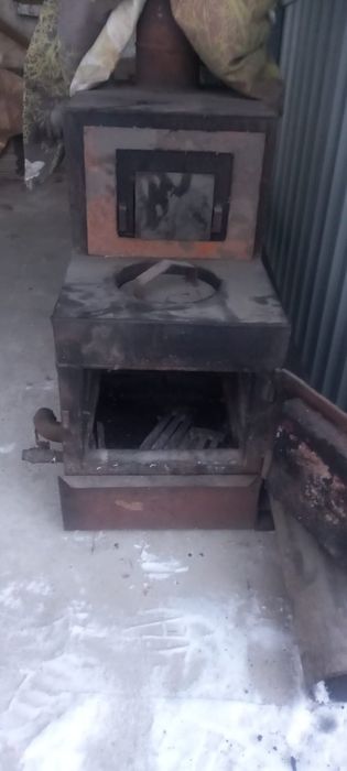 Продам печку сапог с трубой