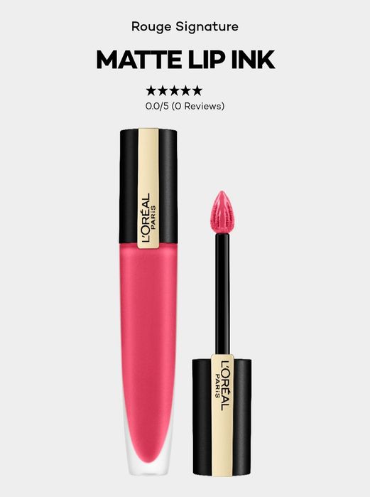 Ruj lichid mat L’Oreal Paris Rouge Signature