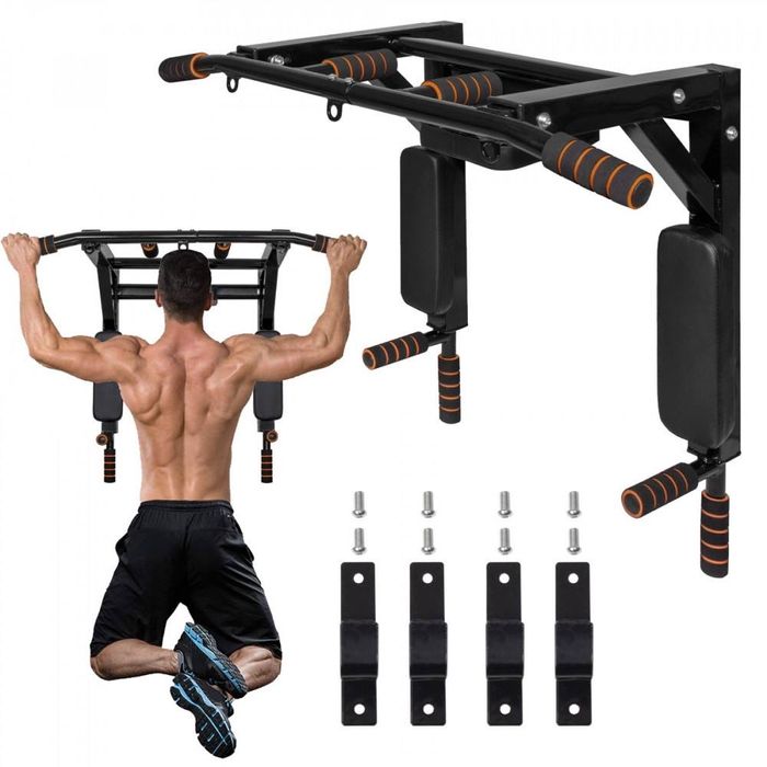 Турник 3 в 1 брусья пресс настенный усиленный до 350 кг