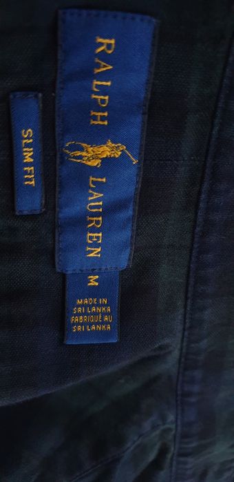 POLO Ralph Lauren Slim Fit Plaid Oxford Cotton  M ОРИГИНАЛ! Мъжка Риза