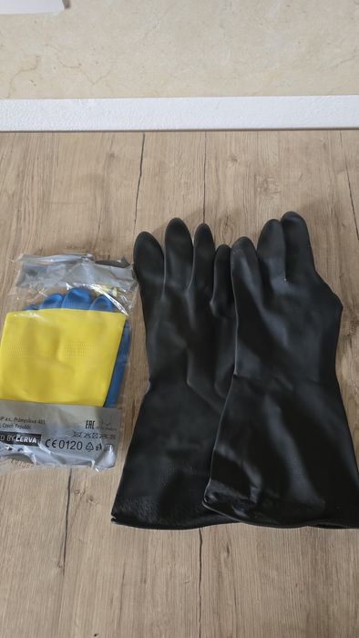 Manusi cauciuc protectie chimicale