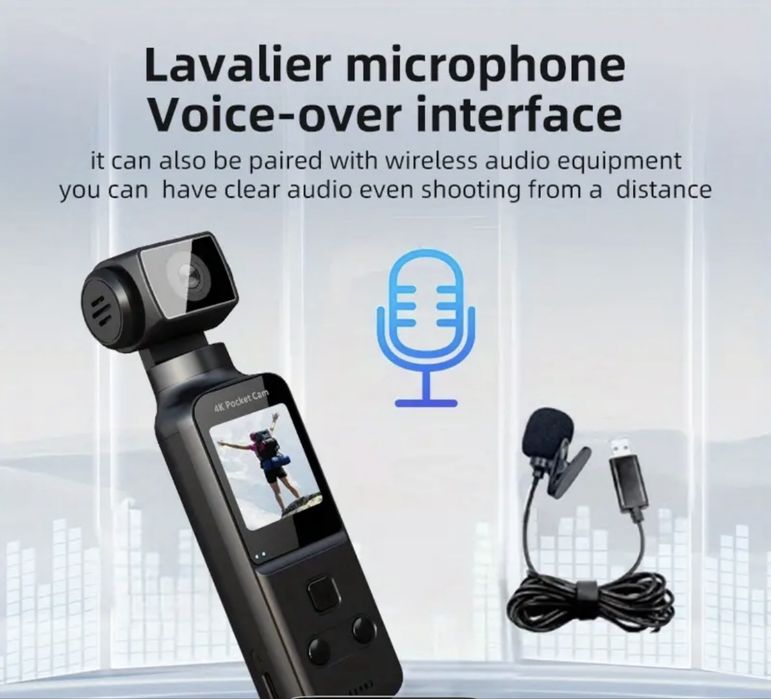 СПОРТНА КАМЕРА 4К НD Video 270° ротация 32G карта + микрофон