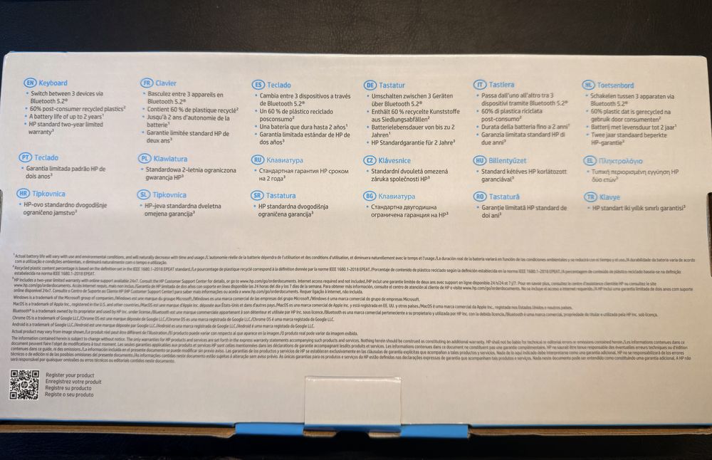 Безжична клавиатура HP 350