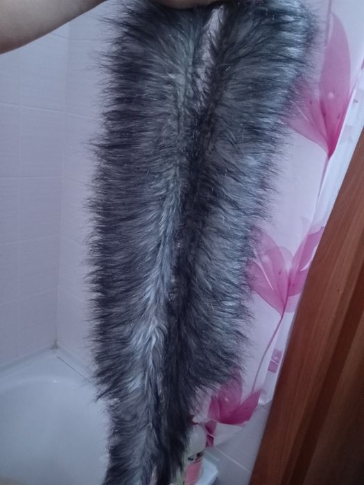 Воротник искусственный под чернобурку