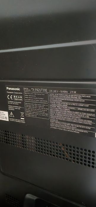 Televizor Panasonic Plasma TX-P42UT30E - DEFECT