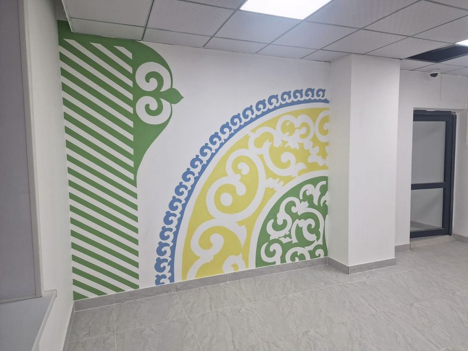 Роспись стен. Мурал. Художник.