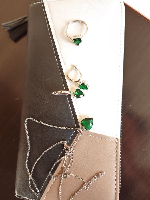 Сребърни комплекти бижута - нови