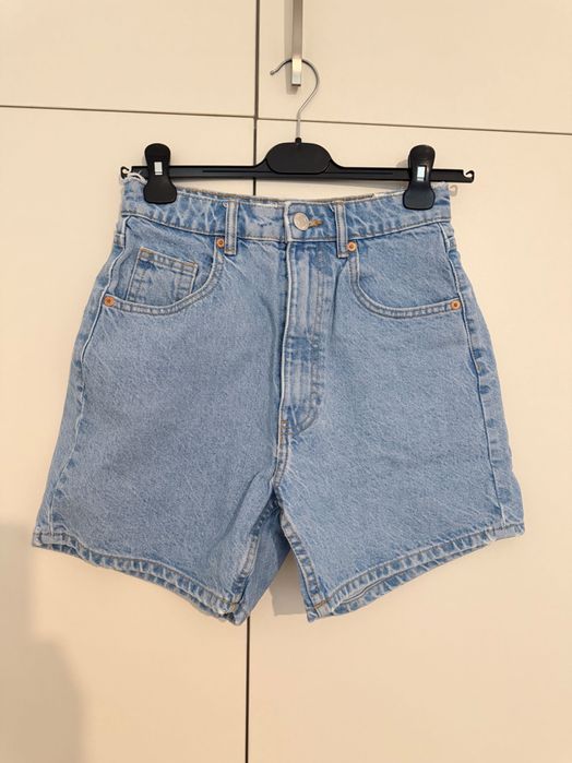 Zara светло сини дънкови панталонки размер 36