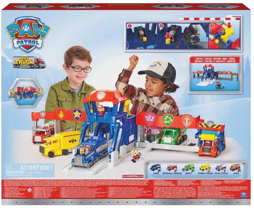 Голям Гараж за камиони Paw Patrol Пес Патрул с Кола на Чейс