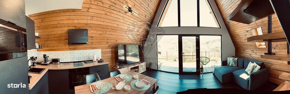 Casa A-Frame de vanzare | Valea Doftanei, Tesila | Constructie 2024 |