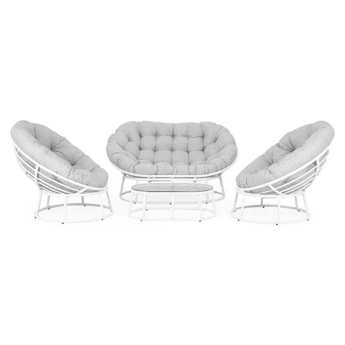 Set mobilier exterior terasa/gradina 2 fotolii, canapea și măsuță NOU