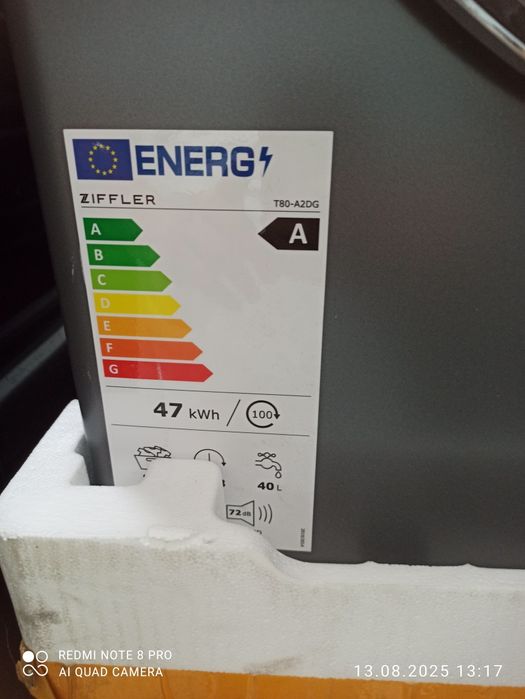 Стиральная машина ZIFLER 8 кг