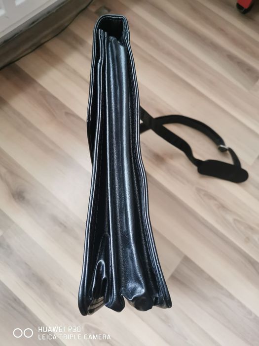 Geanta din piele naturala,  tip diplomat, cu cheie