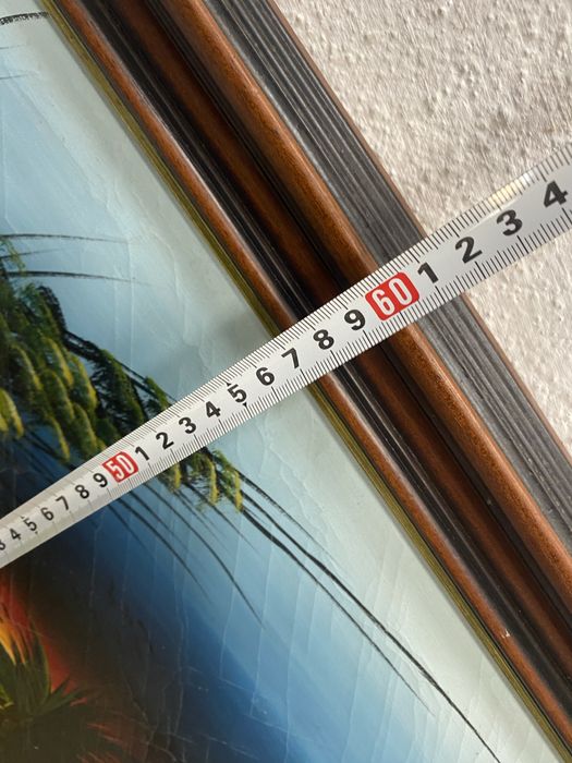 Стара френска картина маслено платно