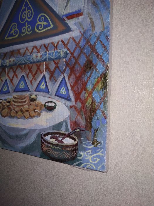 Картина Тумар. 30х30см. Холст, масло